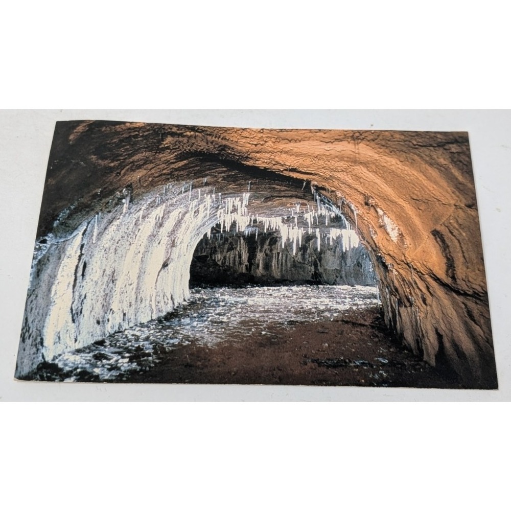 Subway Caves Lassen Volcanic Park,California C.L. Arnold Postcard Eastmen VTG